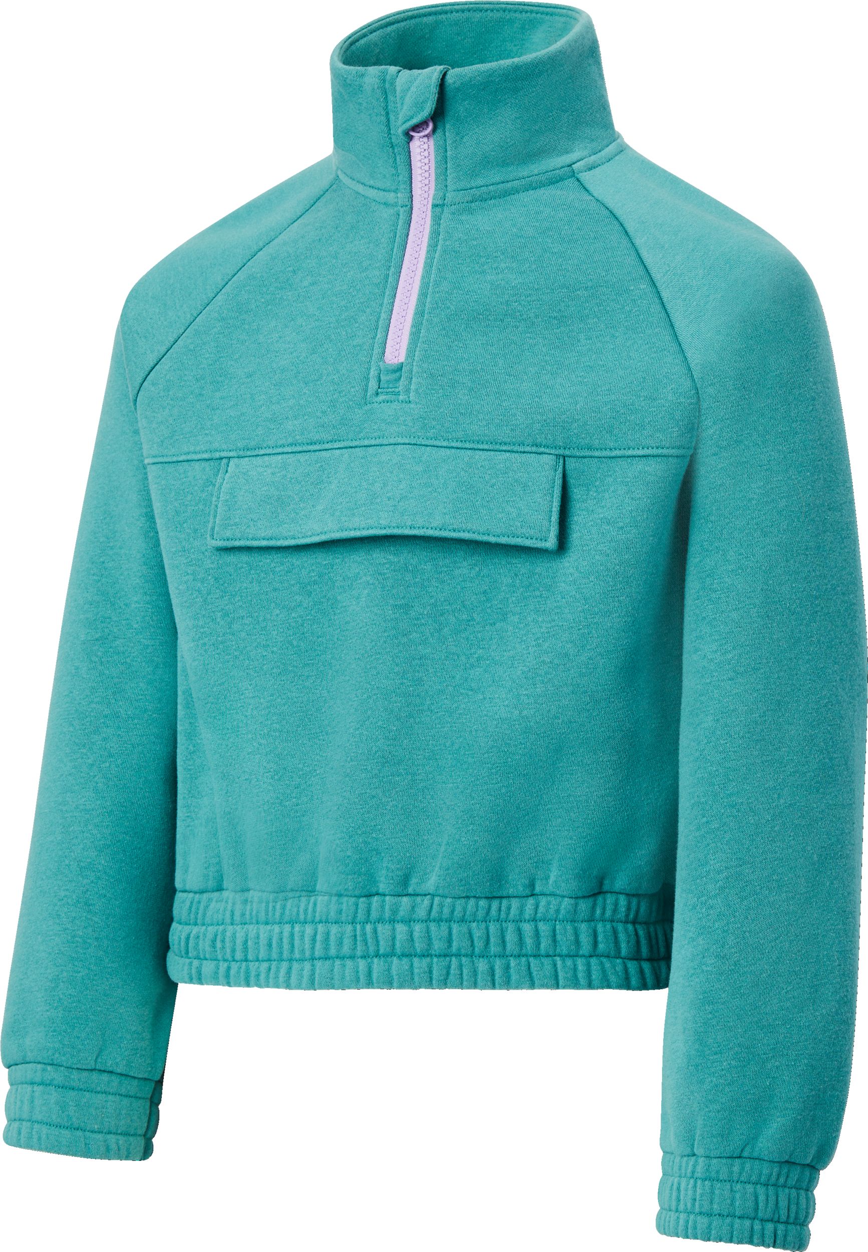 Ripzone Girls' Good Days 1/4 Zip Fleece Pullover Top