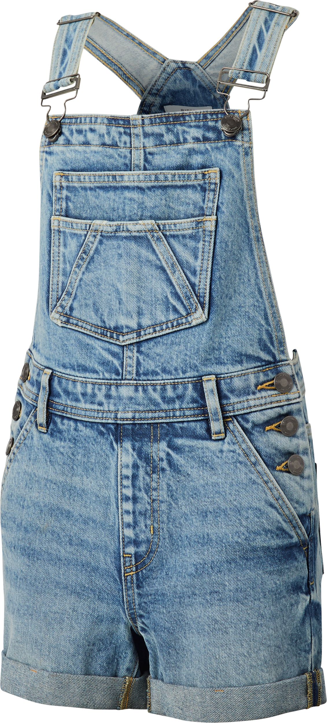 Ripzone Kids' Henley Denim Shortalls