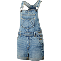 Ripzone Kids' Henley Denim Shortalls Front_Three_Fourths_Angled_Left