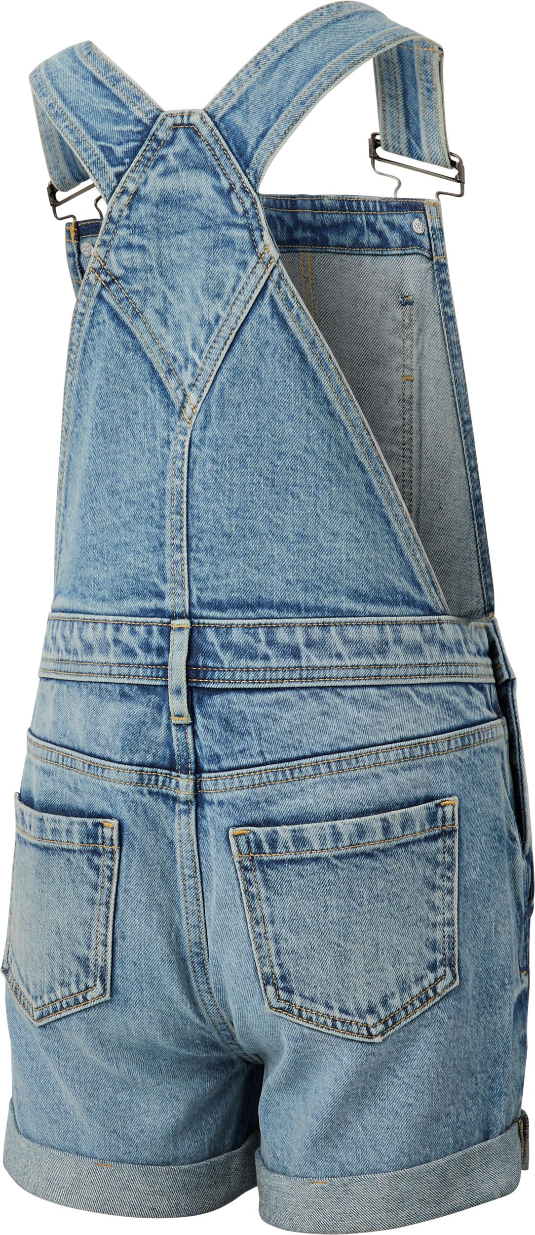 Ripzone Kids' Henley Denim Shortalls