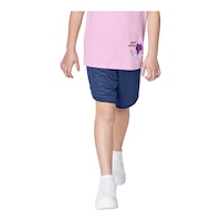 FWD Girls' Reversible Mesh Gym Shorts Front_Flat
