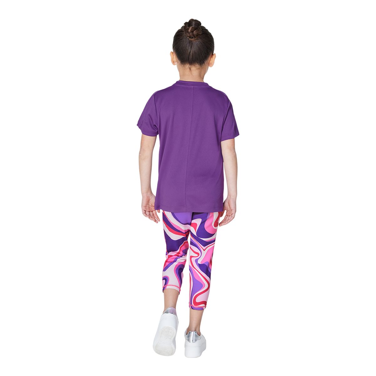 FWD Girls' Printed Crop Leggings