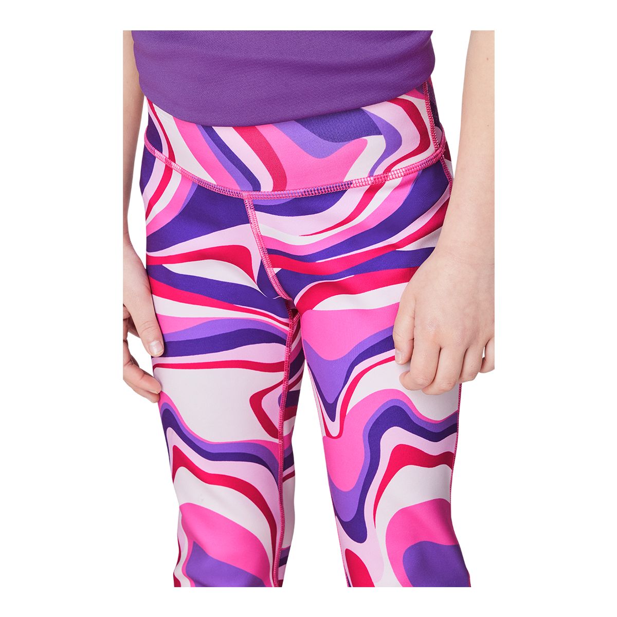 FWD Girls' Printed Crop Leggings