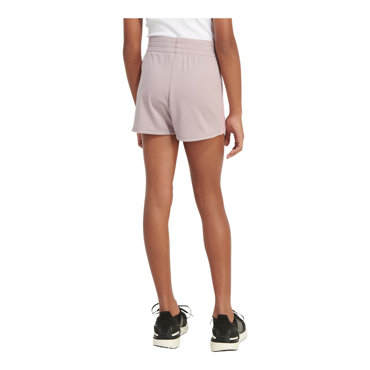 adidas Kids' Mesh 3-Stripes Training Shorts