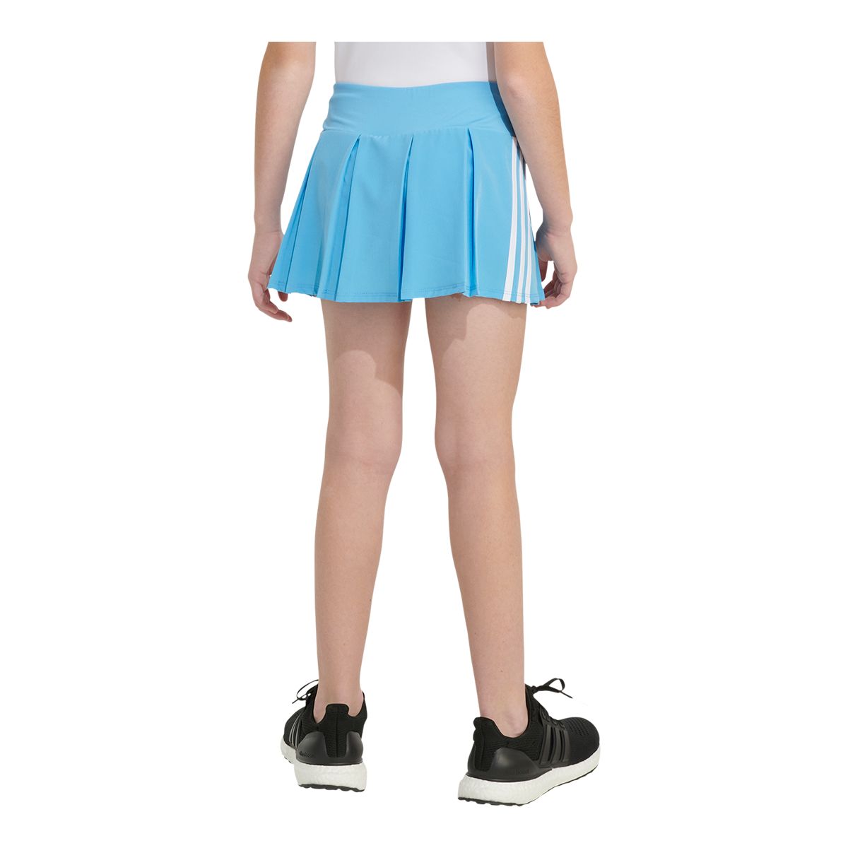 adidas Kids' 3-Stripe Pleated Athletic Skirt