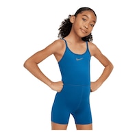 Nike Girls' Dri-FIT One Unitard Shorts Front_Angled_Right