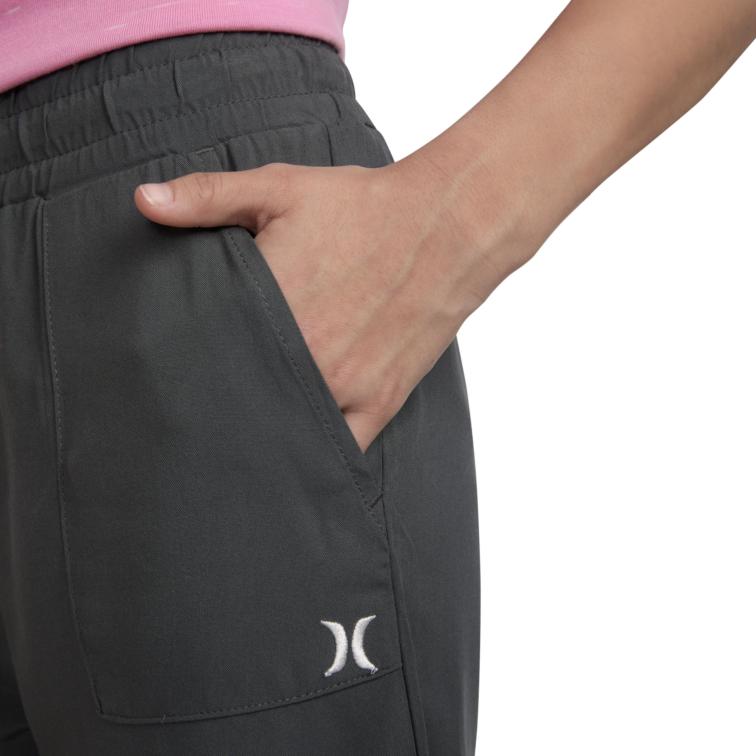 Hurley Kids' High Wasted Woven Shorts