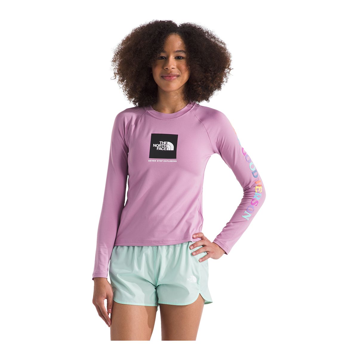 The North Face Kids' Amphibious UPF 40 Long Sleeve T Shirt