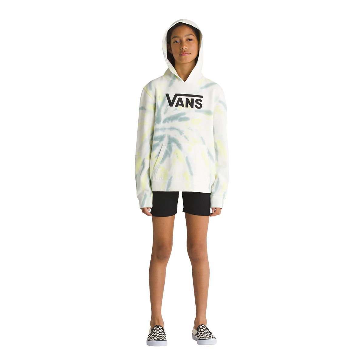 Vans Girls' Spiral Tie Die Hoodie