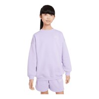 Nike Sportswear Girls' Club Oversized Sweatshirt Front_Flat
