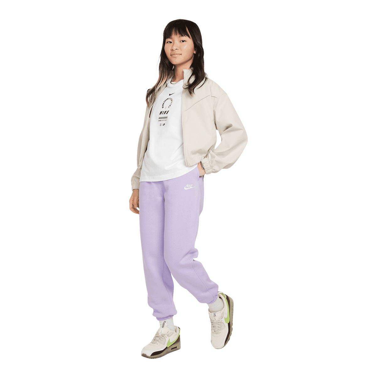 Nike Sportswear Girls' Club Fleece Loose Pants