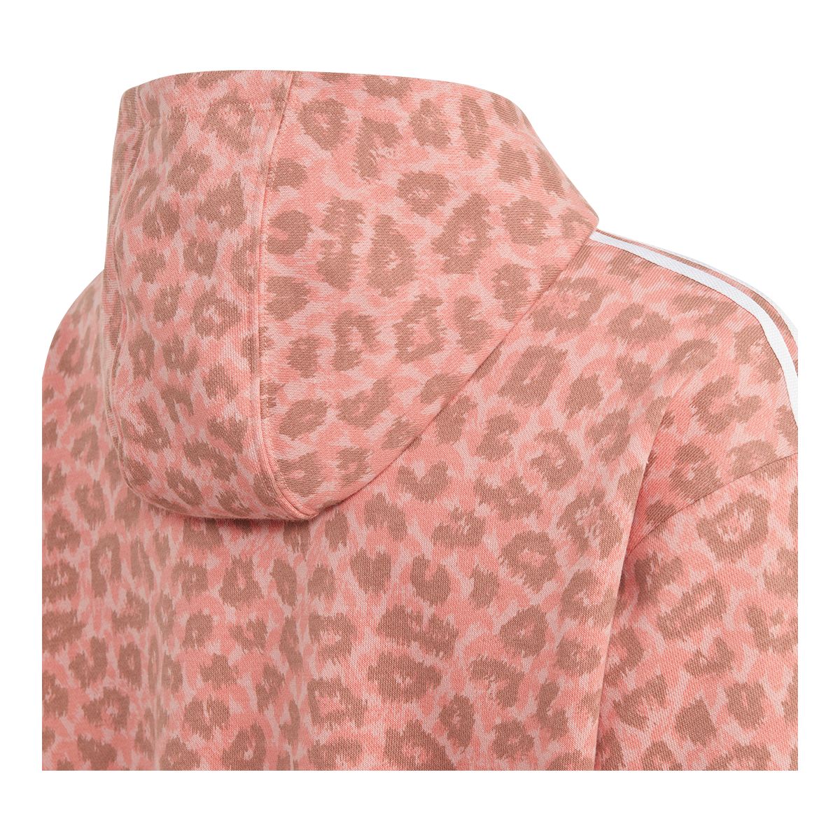 adidas Girls' Crop Hooded Sweatshirt