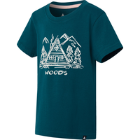 Woods Kids' Cayley Graphic T Shirt Front_Three_Fourths_Angled_Left