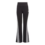 adidas Girls' Future Icons 3-Stripe Flared Pants Front_Flat