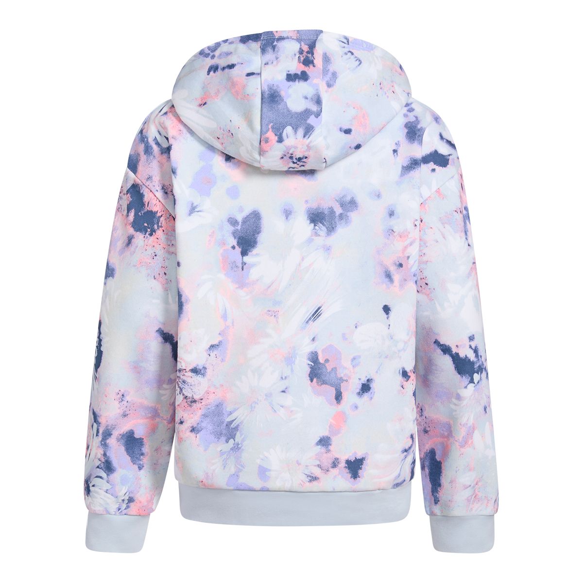 adidas Girls' All Over Print Loose Fit Graphic Hoodie