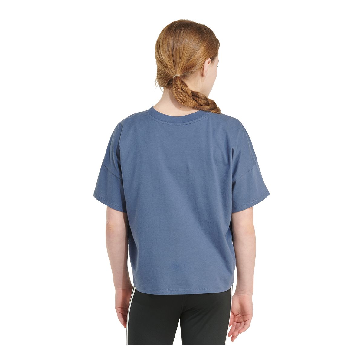 adidas Girls' All Over Print Loose Boxed Graphic T Shirt