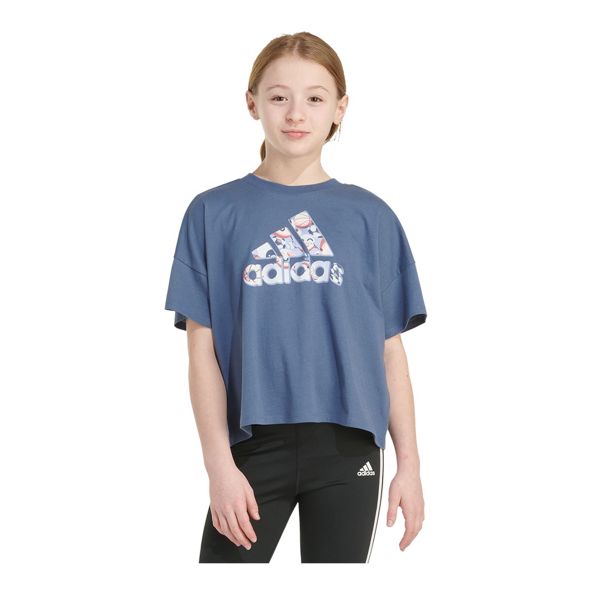 Adidas girls tee online