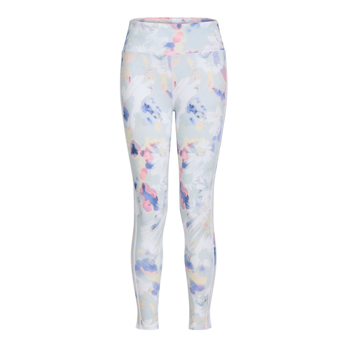 adidas Girls' 3-Stripe All Over Print Leggings