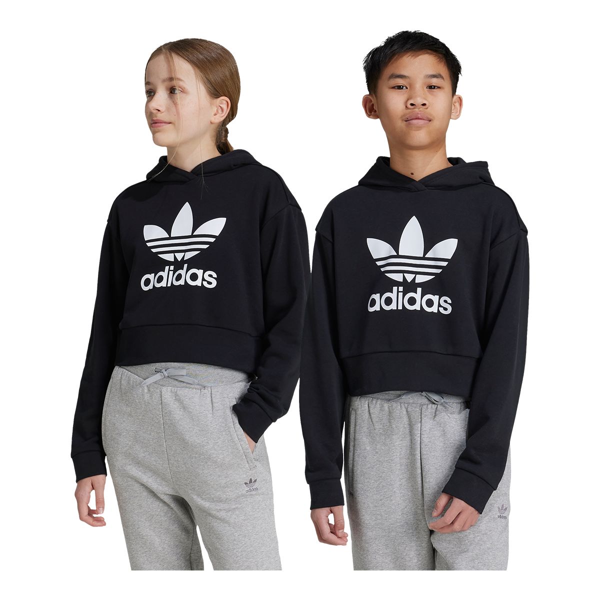 adidas Originals Girls Cropped Hoodie SportChek