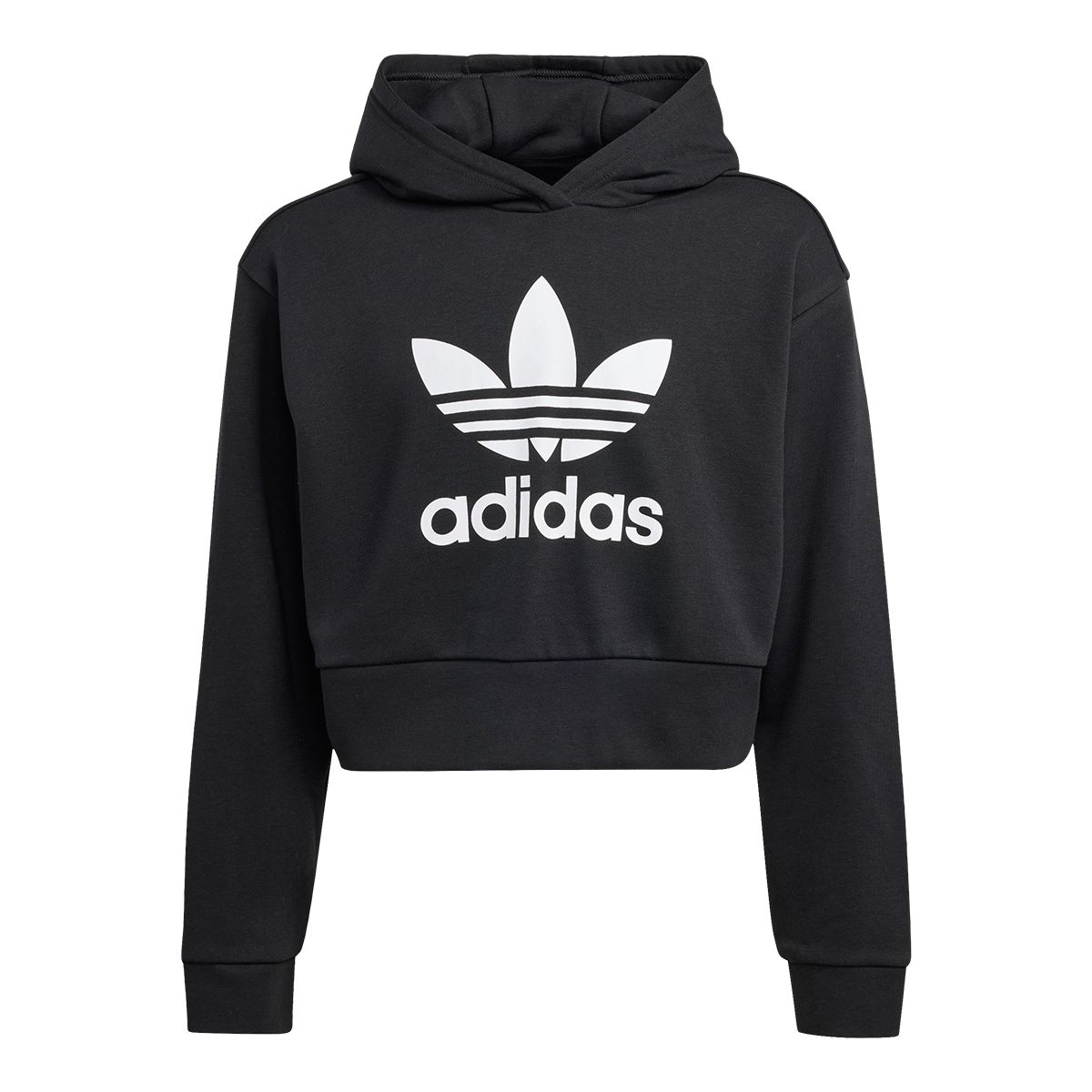 adidas Originals Girls' Cropped Hoodie
