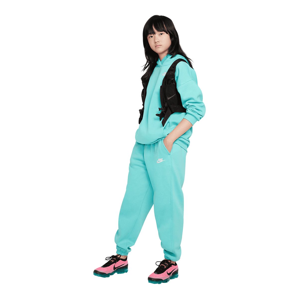 Nike Sportswear Girls' Club Fleece Oversized Pants