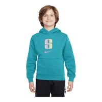 Nike Girls' Sabrina Club Fleece Hoodie Front_Flat