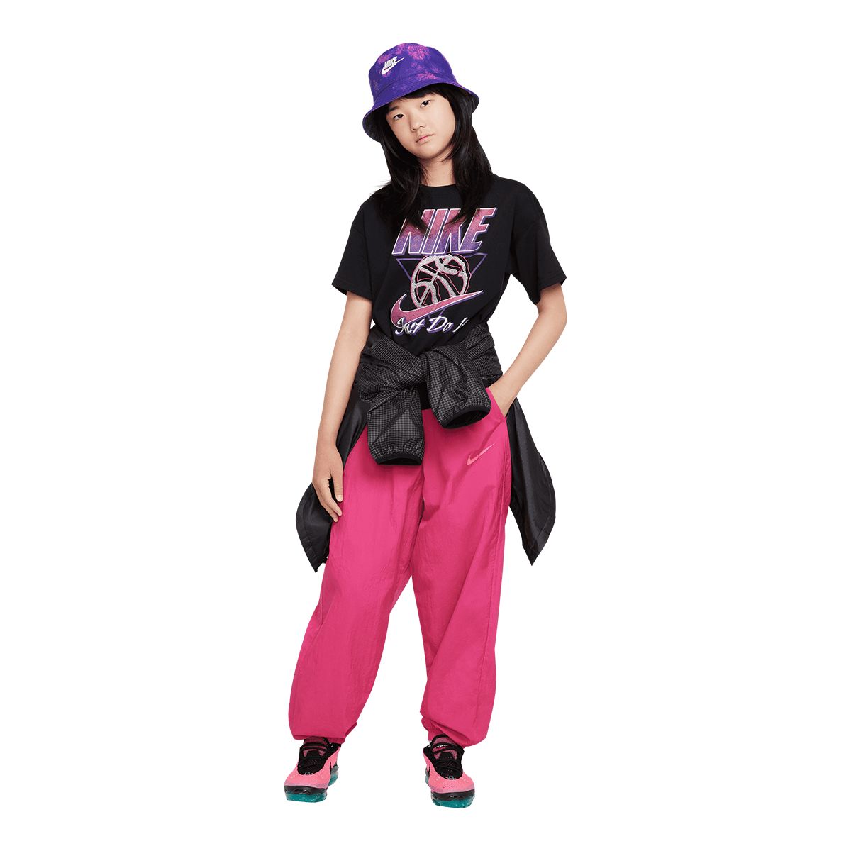 Nike Sportswear Girls' BF Basketball Vintage T Shirt