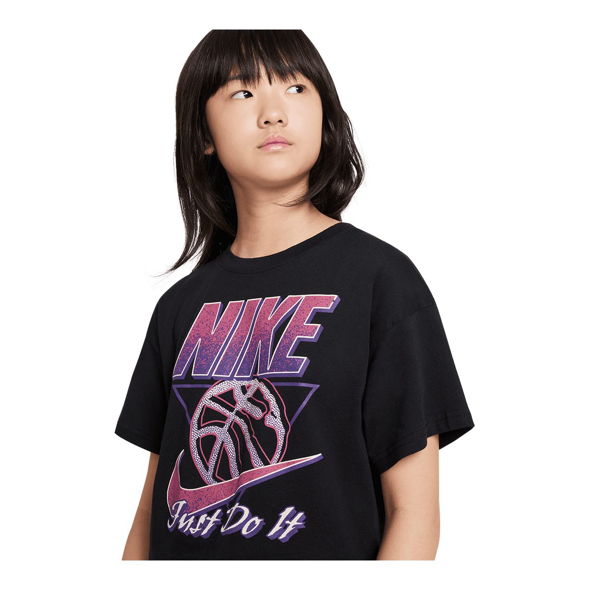 Nike Sportswear Girls' BF Basketball Vintage T Shirt