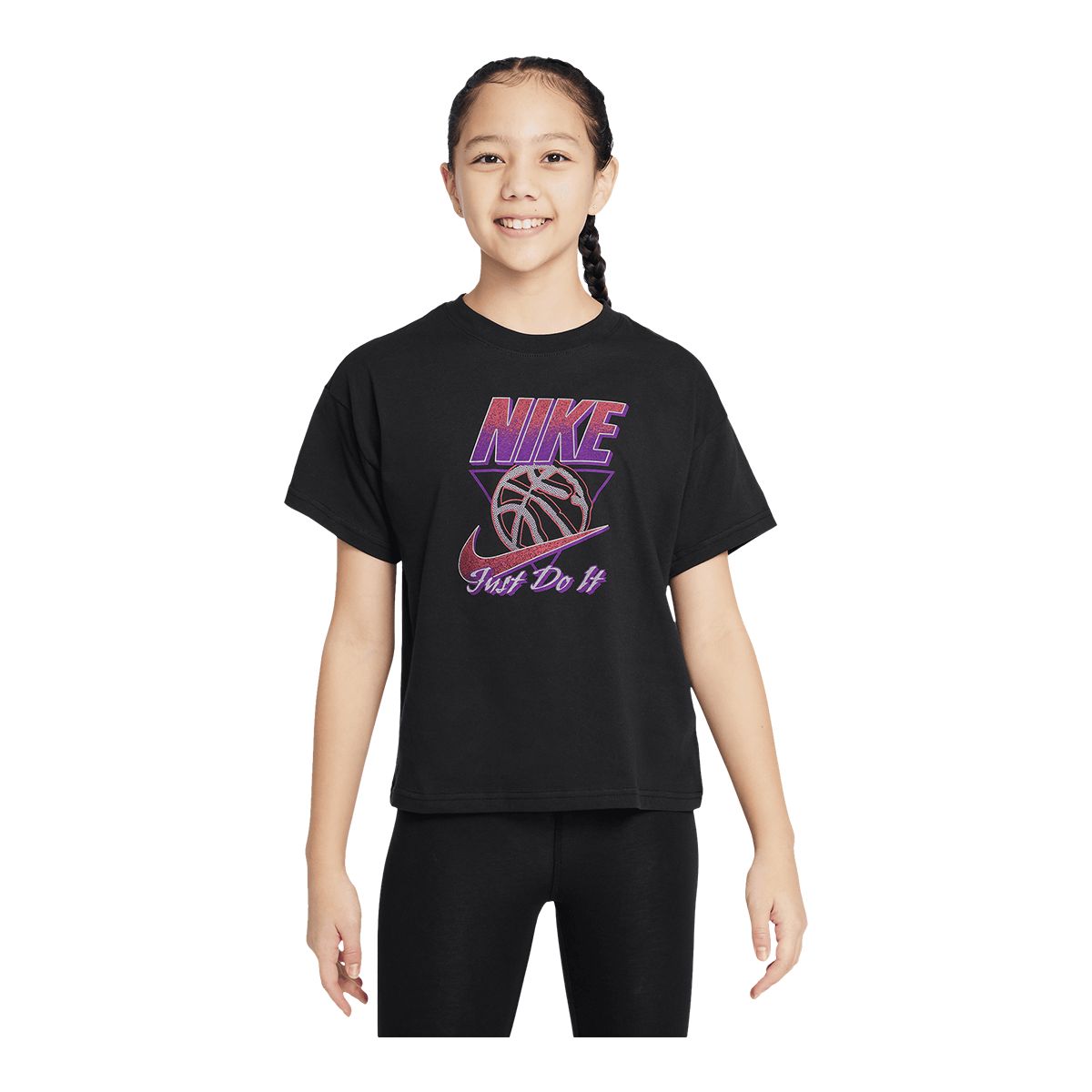 Nike Sportswear Girls' BF Basketball Vintage T Shirt