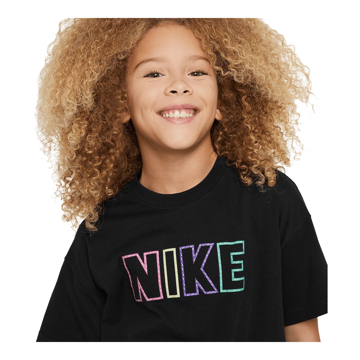 Nike Sportswear Girls' Essential All Over Print T Shirt