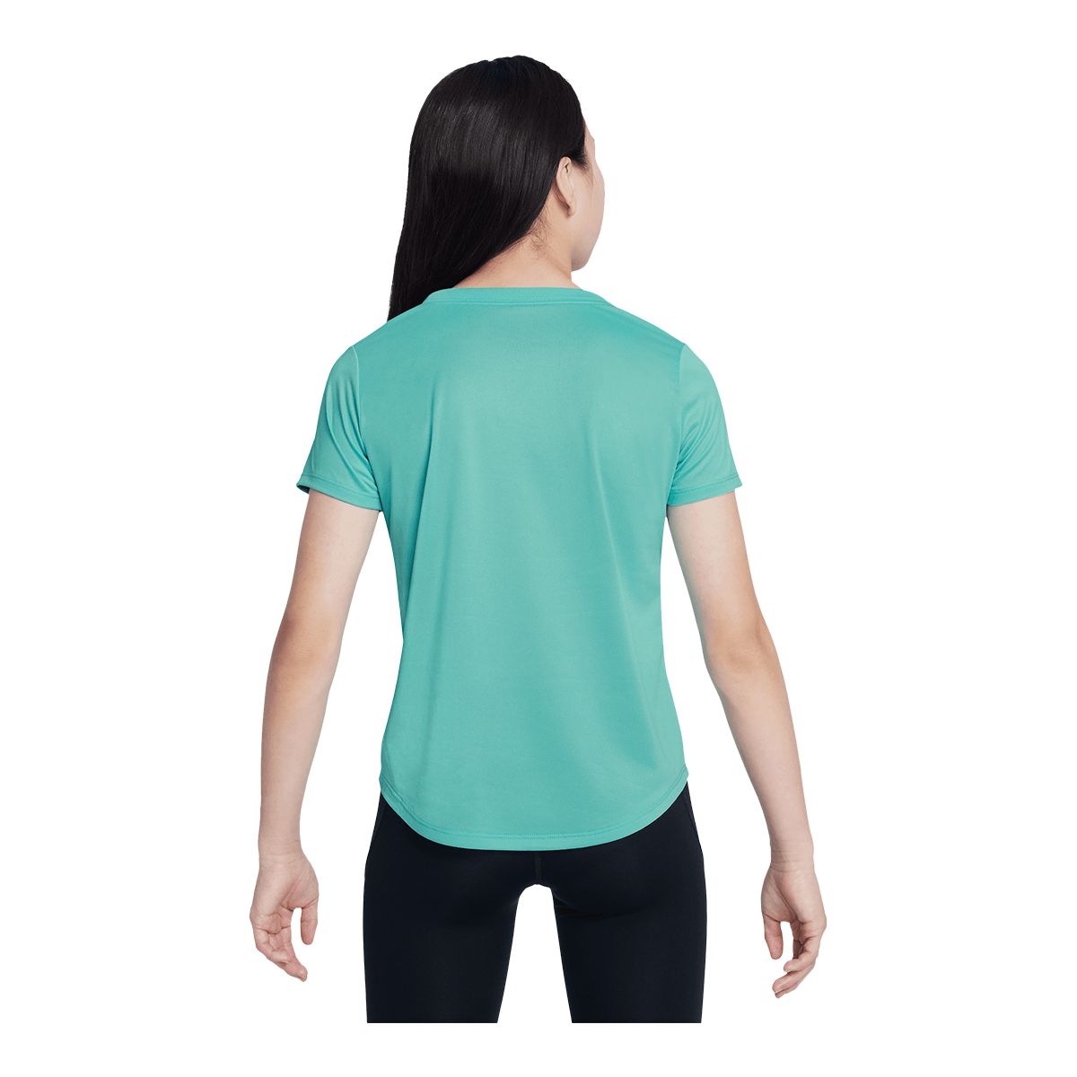 Nike Girls' Dri-FIT Leg Scoop T Shirt