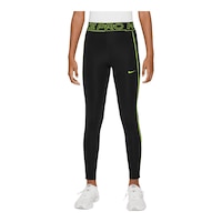 Nike Girls' Dri-FIT Sport Pack Leggings Front_Angled_Left