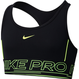 Nike Pro Kids' Swoosh Sports Bra Front_Angled_Left