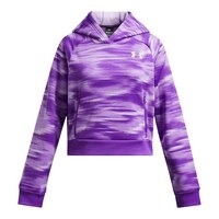 Under Armour Girls' Armour Fleece® Pro Print Hoodie Front_Flat