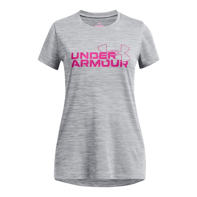 Under Armour Girls' Tech Twist WDMK Logo T Shirt