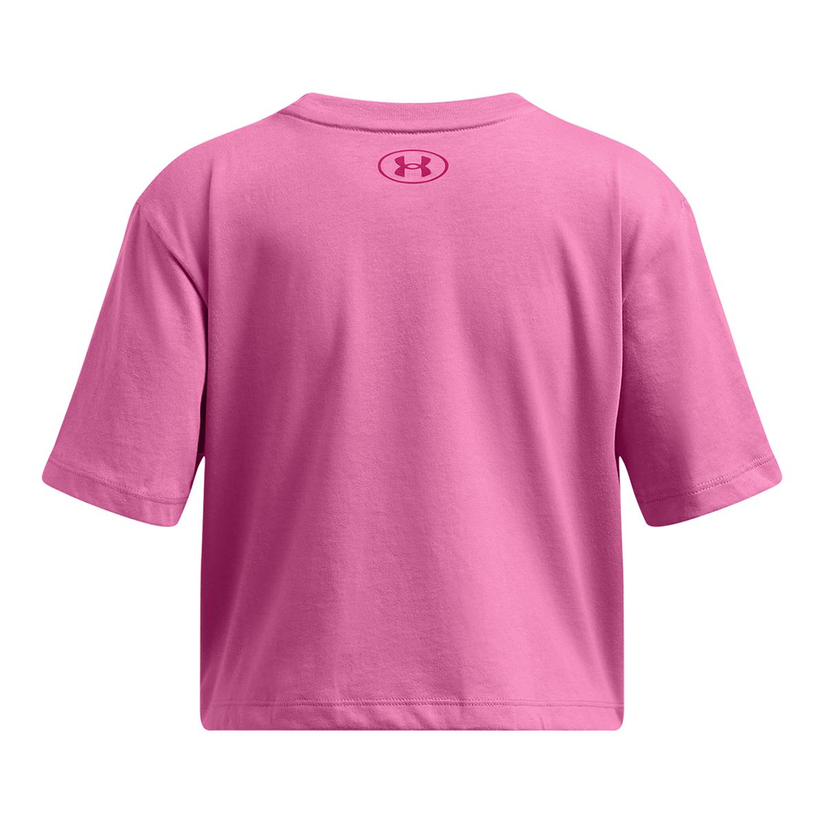 Under Armour Girls' Boxy Crop Branded T Shirt