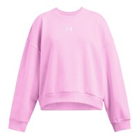 Under Armour Girls' Rival Fleece Oversized Sweatshirt Front_Flat