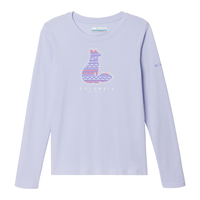 Columbia Girls' Hazeldel Hill Long Sleeve T Shirt Front_Flat