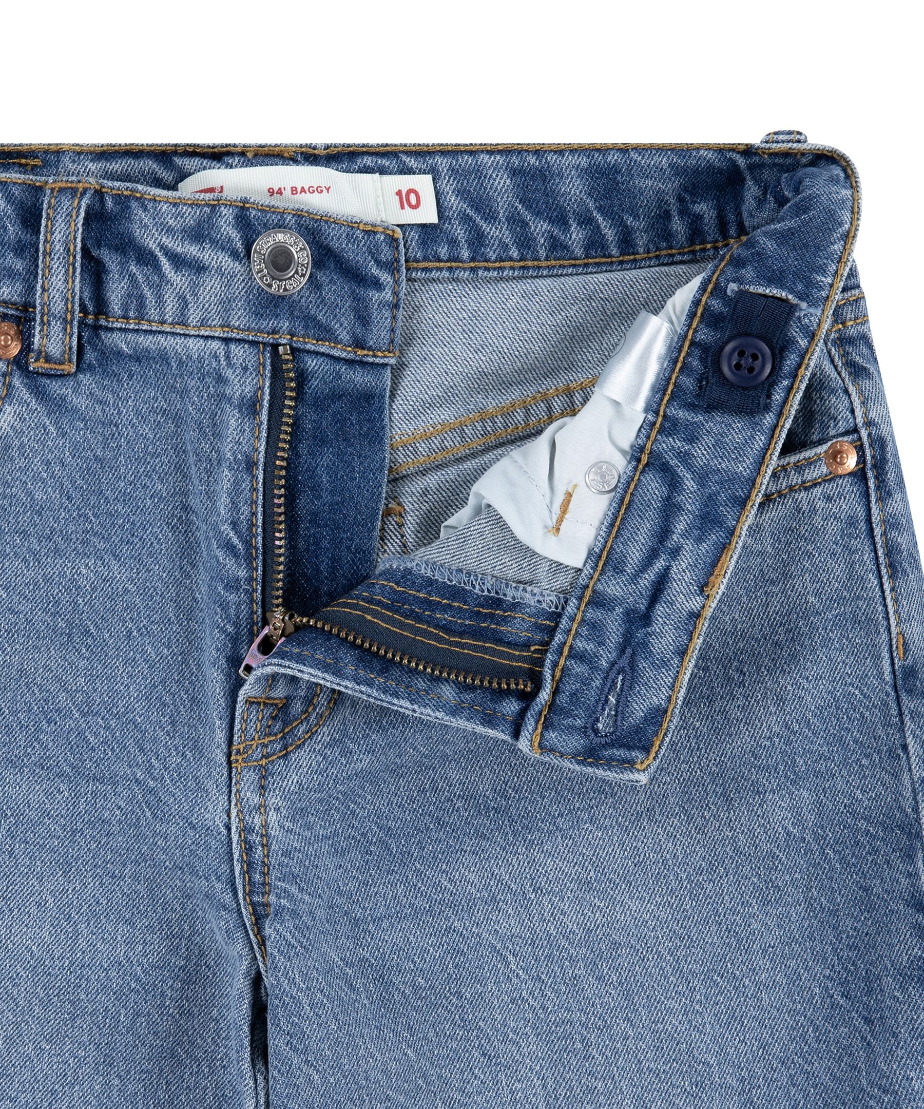 Levi's Kids' Unisex '94 Baggy Cargo Organic Jeans