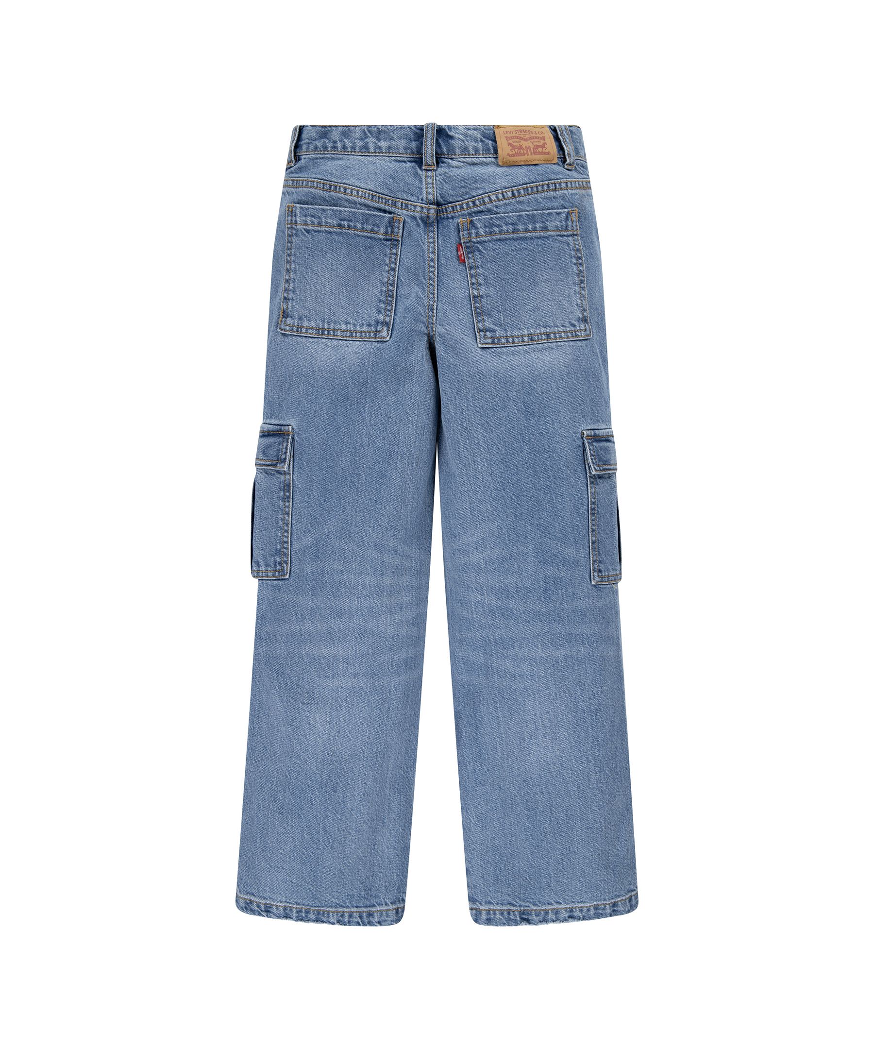 Levi's Kids' Unisex '94 Baggy Cargo Organic Jeans