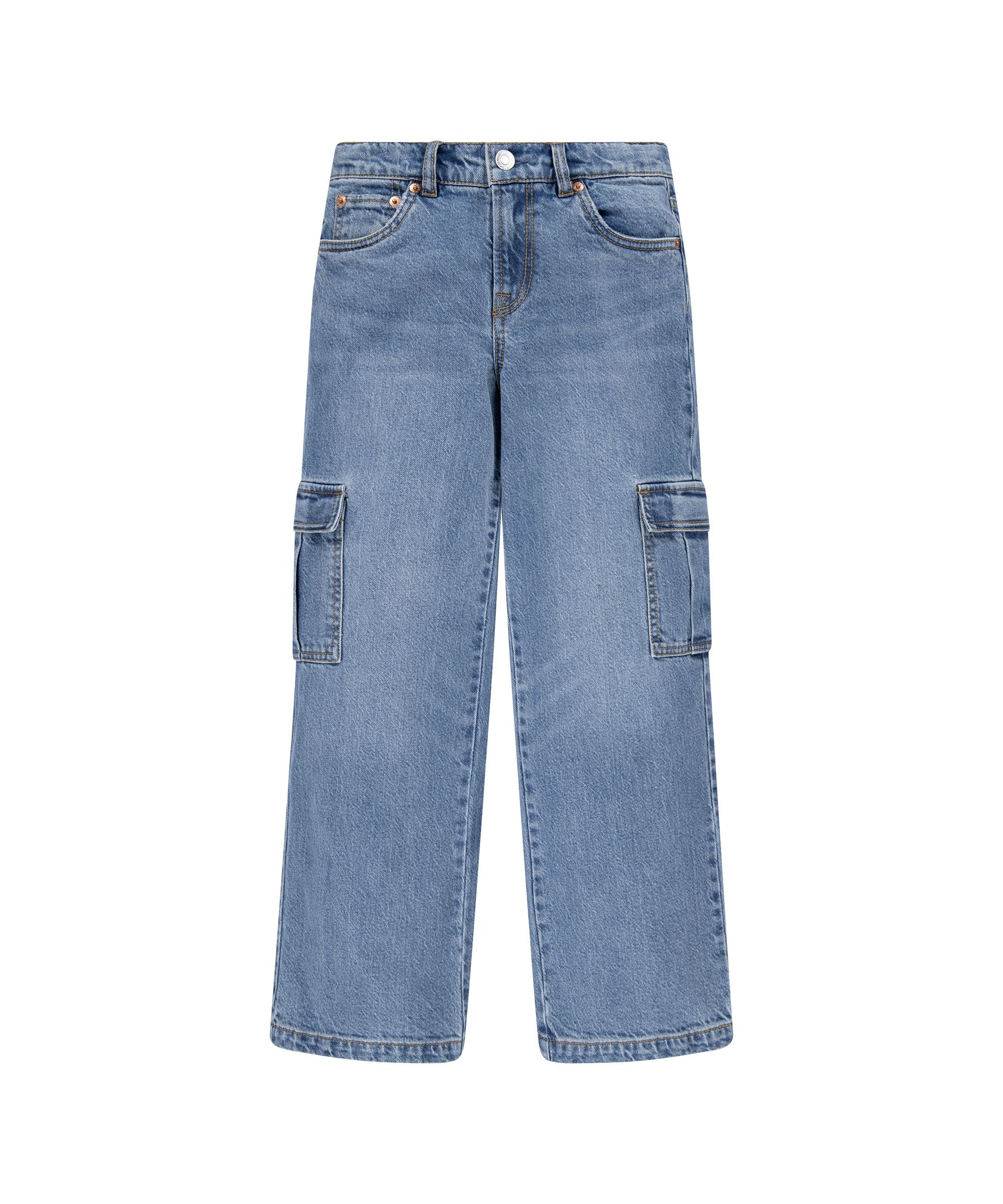 Levi's Kids' Unisex '94 Baggy Cargo Organic Jeans