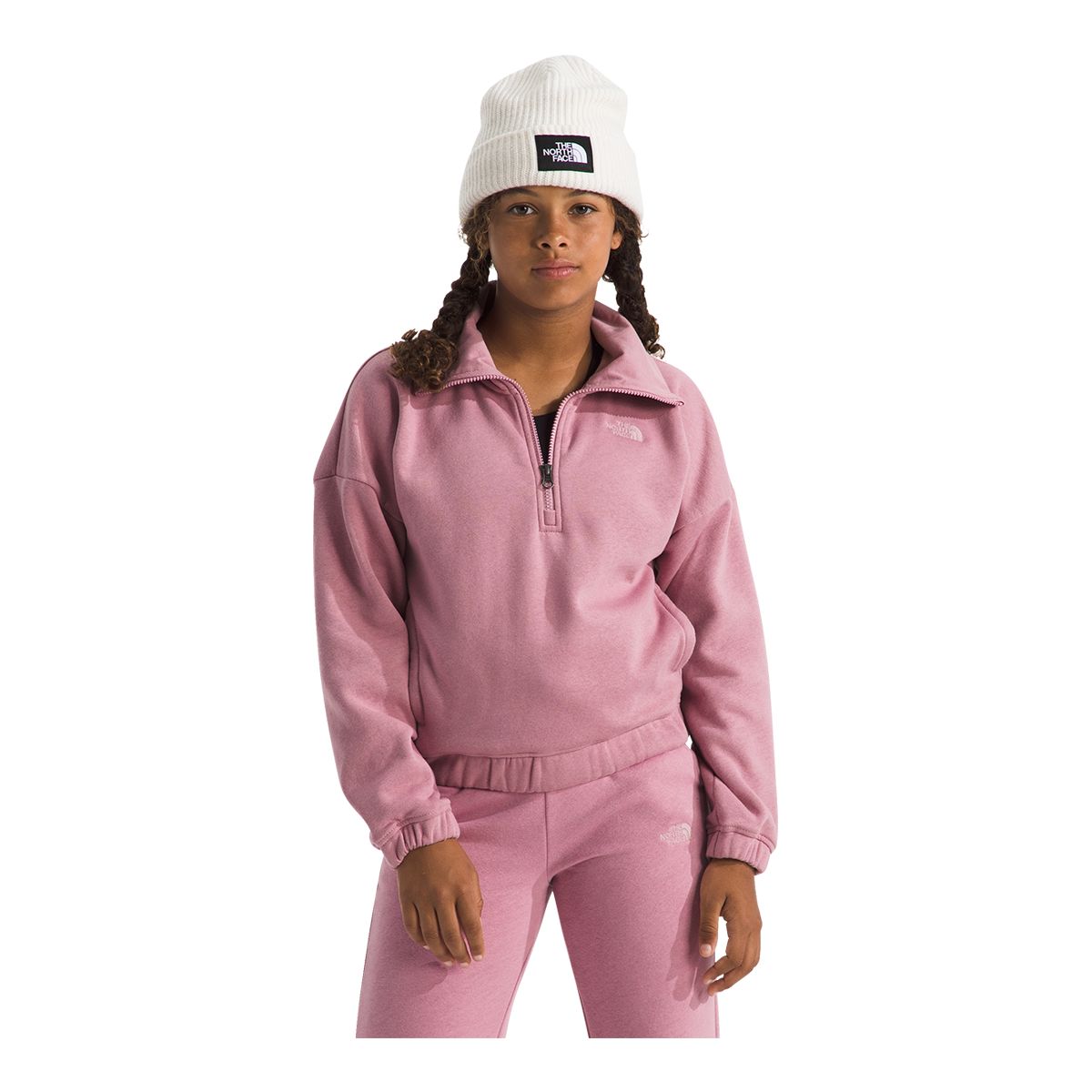 The North Face Girls' Camp Fleece Quarter Zip Hoodie