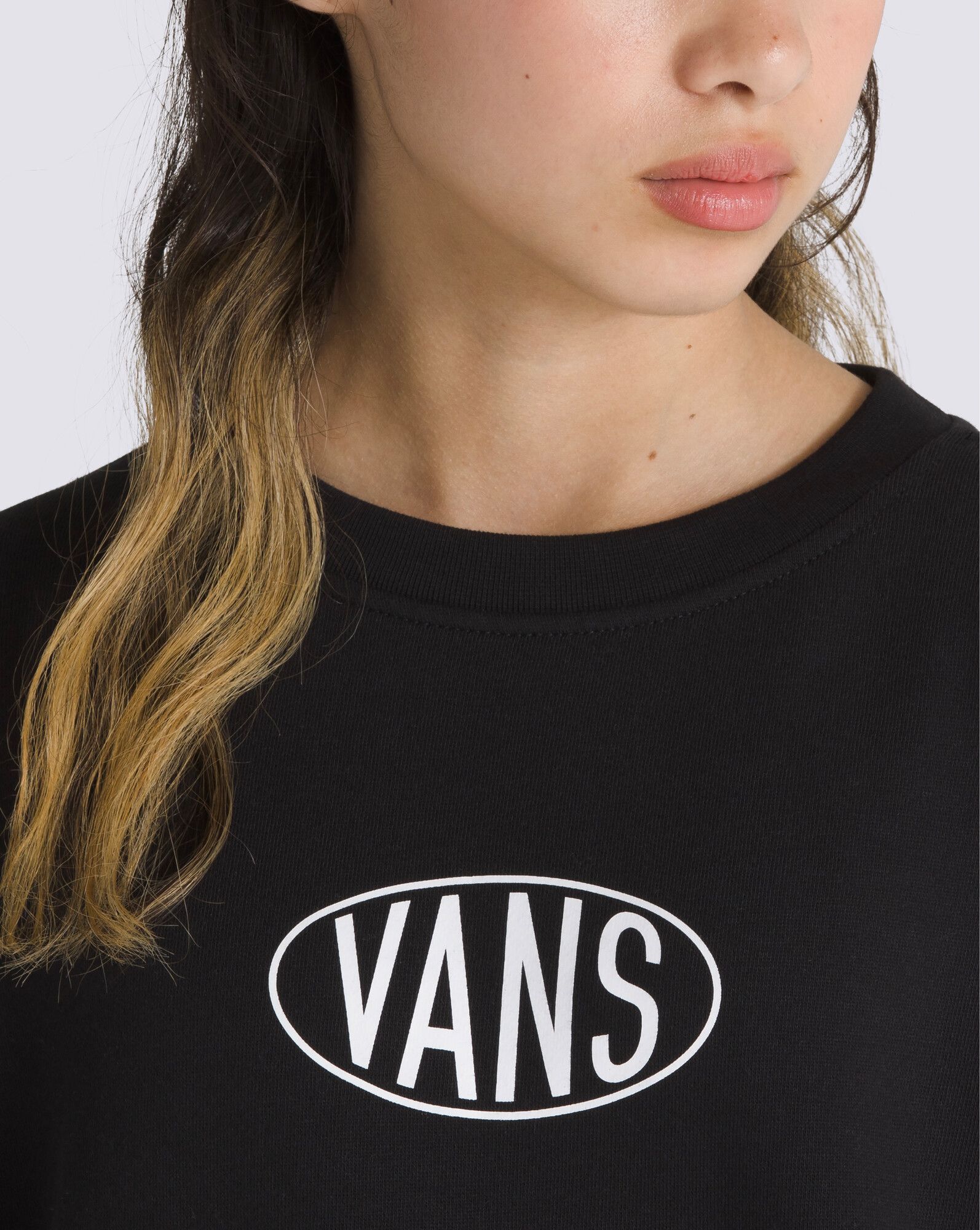 Vans Girls' Name Drop Loose Sweatshirt