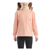 Carhartt Kids' Graphic Pocket Long Sleeve T Shirt Front_Flat