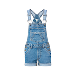 Ripzone Kids' Henley Denim Shortalls Front_Flat