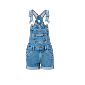 Ripzone Kids' Henley Denim Shortalls