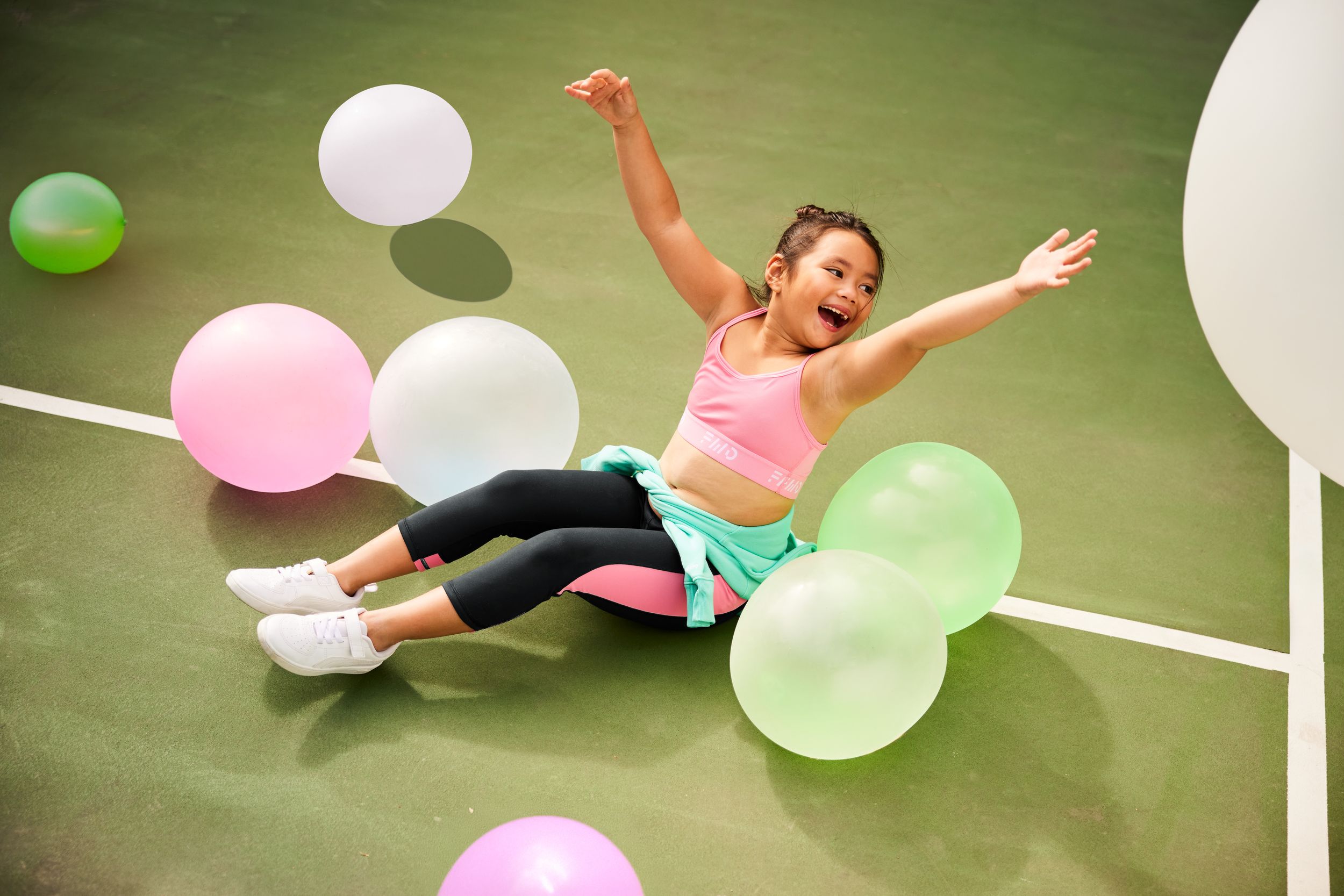 FWD Girls' All Day Crop Leggings