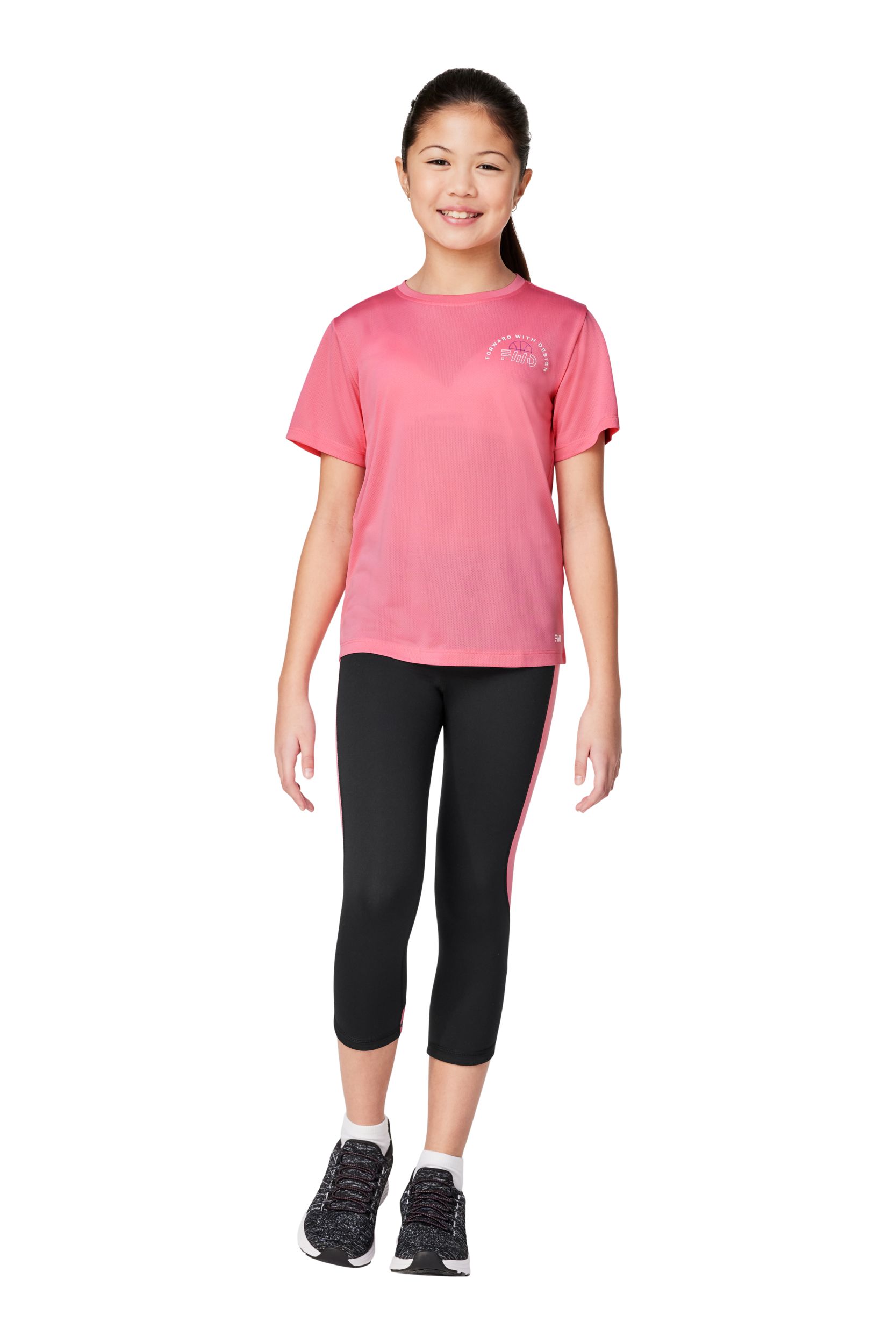 FWD Girls' All Day Crop Leggings