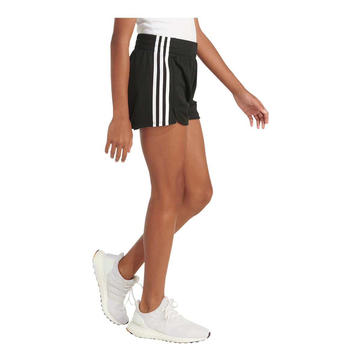 adidas Kids' 3-Stripes 3 Inch Mesh Shorts
