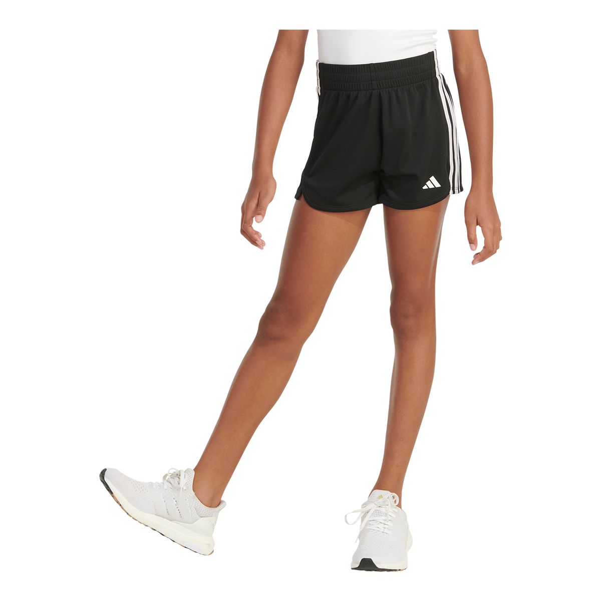 adidas Kids' 3-Stripes 3 Inch Mesh Shorts